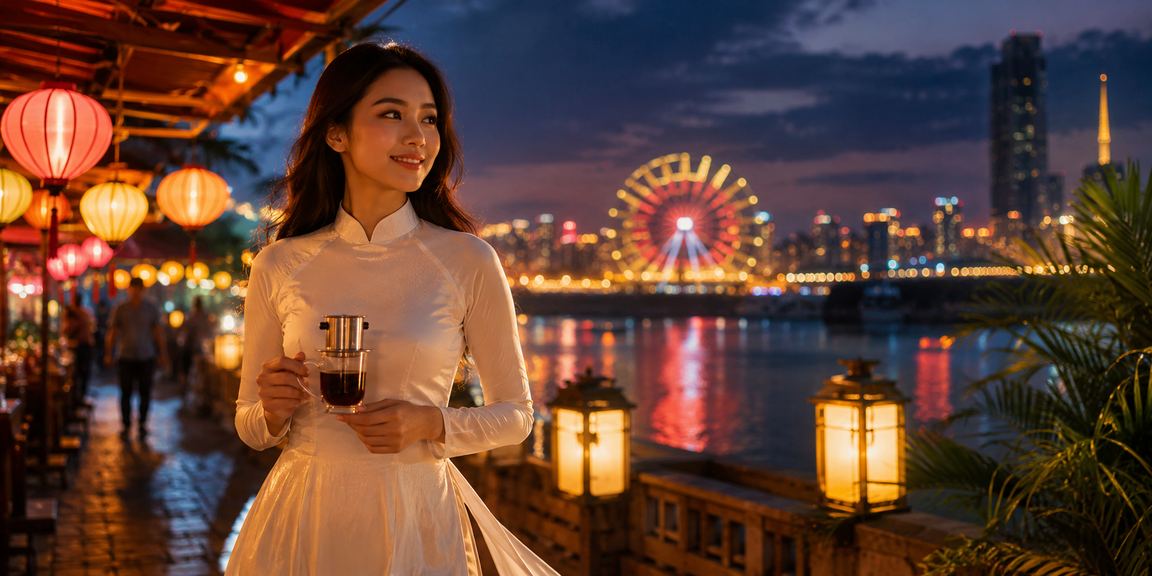 Bàn roulette tại quán cà phê Sài Gòn mang phong cách hiện đại